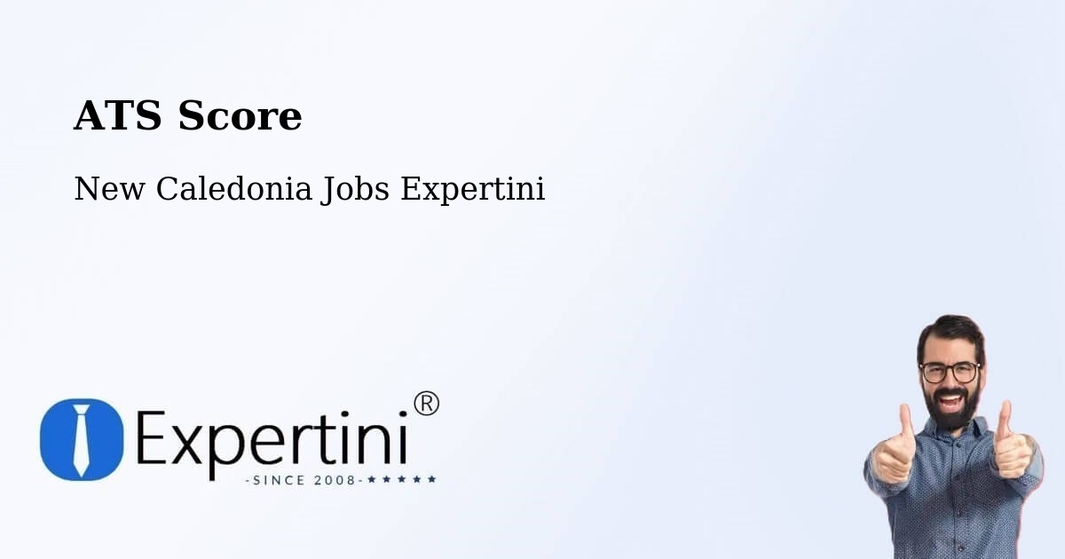 Resume ATS Score & Job Description Match Tool – New Caledonia - New Caledonia Jobs Expertini